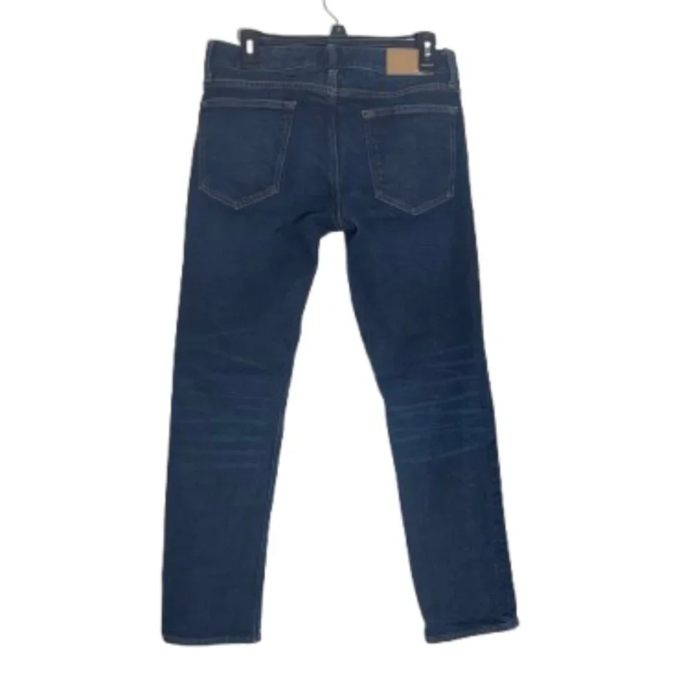 Bonobos Dark Blue Straight Jeans Organic Cotton Men's 31x30